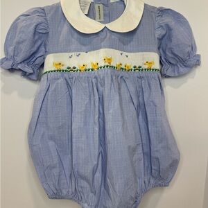 Unisex bubble Easter romper 100% Cotton 24month